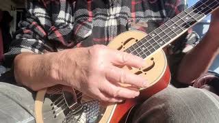 Buyer Sound Demo for Aiersi Brand Wood Tenor Resonator Ukulele [upl. by Iliak428]