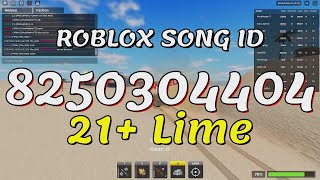 21 Lime Roblox Song IDsCodes [upl. by Pantin]