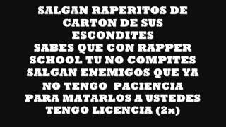 Rapper School  Raperito De Carton  Letra [upl. by Trefor]