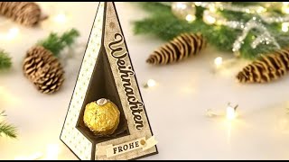 Pyramide als Gastgeschenk oder als Weihnachtsdekoration Stampin Up [upl. by Lois818]