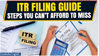 Income Tax Returns For FY 202324 Keep These Steps In Mind While Filing ITR This Year Watch [upl. by Aznarepse917]