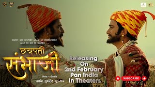 Chhatrapati Sambhaji I Marathi Trailer I Releasing ON 2nd Feb sambhaji संभाजी छावा aurangzeb [upl. by Rich932]