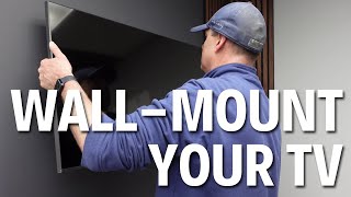 StepbyStep Guide Installing a 43quot Samsung 4K Smart TV Flush Mount [upl. by Eilasor]