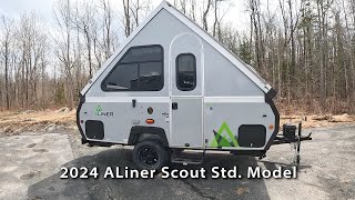 Upgrade From Tent Camping to the New 2024 ALiner Scout Std Model [upl. by Sekoorb]