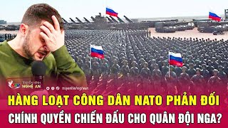 Hàng loạt công dân NATO phản đối chính quyền chiến đấu cho quân đội Nga [upl. by Ileyan]