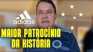 😱💰 CRUZEIRO FECHA MAIOR PATROCÍNIO DA HISTÓRIA COM ADIDAS PATROCÍNIO MILIONÁRIO NO CRUZEIRO MAIS [upl. by Aisatal]