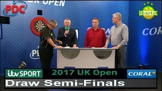 2017 Coral UK Open UK Open TV Finals  SemiFinal Draw  interview winner [upl. by Amihc]