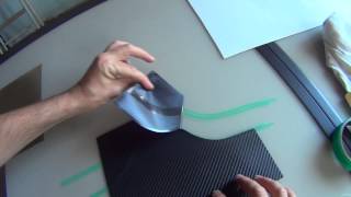 Vidéo Tutoriel DECOUPE SANS CUTTER  Autocollant Elite Carbone 3D Covering Tuning auto moto sticker [upl. by Eelarbed]