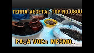 COMO FAZER TERRA VEGETAL CASEIRA TOP SEM GASTAR DINHEIRO [upl. by Morrissey]