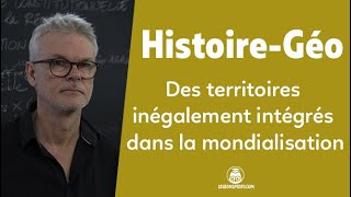 Des territoires inégalement intégrés dans la mondialisation  HG  Terminale  Les Bons Profs [upl. by Enilada]