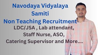 Jawahar Navodaya Vidyalaya Recruitment 2024 nvs nvsrecruitment2024 [upl. by Otsenre]