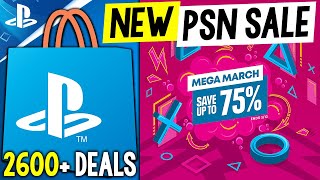 GIGANTIC NEW PSN SALE PlayStation MEGA MARCH SALE 2600 Deals NEW PlayStation Game Deals 2024 [upl. by Aihcela720]