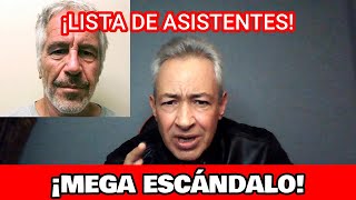 🛑 Se revelan los nombres de las personas que asistian a las fiestas privadas de Jeffrey Epstein 🛑 [upl. by Schoenberg]