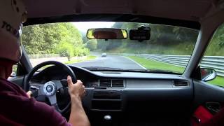 Honda Civic EG B18C Nurburgring Nordschleife 1292015 [upl. by Nyrhtac]