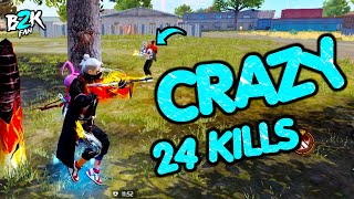 B2K Fan EPIC SOLO VS SQUAD 24 KILLS CRAZY GAMEPLAY  WIPING OUT SQUADS [upl. by Niddala]