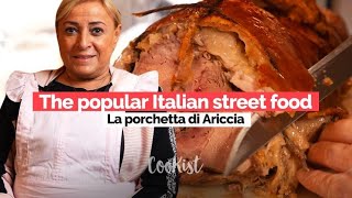 Porchetta di Ariccia an Italian pride and a popular street food [upl. by Creigh163]