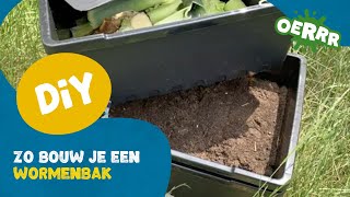 Wormenbak om zelf compost te maken  OERRR DIY [upl. by Pfeffer]