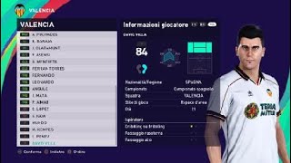 eFootball PES 2021 VALENCIA CLASSIC  MASTER LEAGUE PROJECT BY THE DEX  LIGA SPAGNOLA [upl. by Aala554]