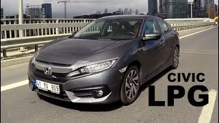 Test  Honda Civic LPG [upl. by Llebasi]