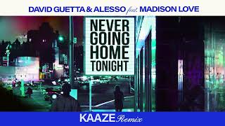 David Guetta amp Alesso  Never Going Home Tonight KAAZE remix Visualizer [upl. by Aicittel223]