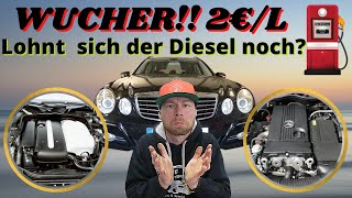 ECHT KRANK Diesel so teuer wie Benzin 😡 Lohnt sich der Diesel noch  Gewinnspiel Auslosung [upl. by Ciryl]