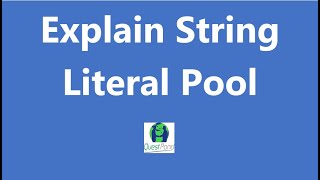 Core JavaJ2EE interview questions  String Literal Pool [upl. by Charity]