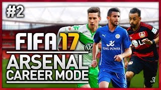 FIRST GAMES ARSENAL CAREER MODE  EPISODE 2 FIFA 17 [upl. by Hanafee86]