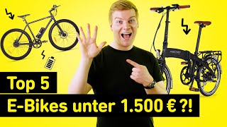 Günstige EBikes unter 1500 €  EBike Test – präsentiert von Yello [upl. by Annirok]