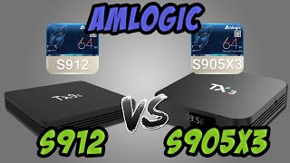 Amlogic S912 vs Amlogic S905x3 [upl. by Duaner11]