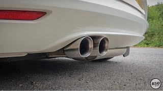 Scirocco 20L TSI Milltek Turbo Back Non Res Exhaust Sound [upl. by Isabea]