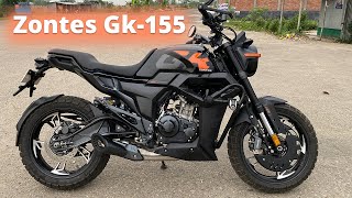 Zontes ZT155 GK Full Review 🔥 Most Smartest Scrambler Bike In BD [upl. by Agn]