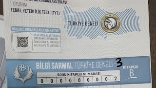 BİLGİSARMAL TYT3 YORUMUM yks2024 [upl. by Justinian]