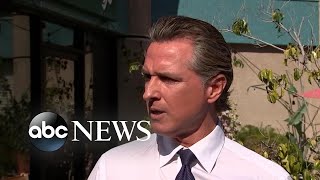 California Gov Newsom calls for stricter gun laws [upl. by Yerxa250]