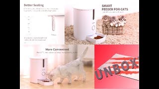 UNBOXING Distributeur nourriture cheins et chats [upl. by Paulo]