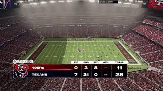 49ers vs Texans [upl. by Eerahs]