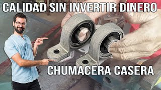 Aprenda de forma Sencilla COMO HACER UNA CHUMACERA CASERA ROLINERA BALERO RULEMÁN HOMEMADE BEARING [upl. by Notxarb]