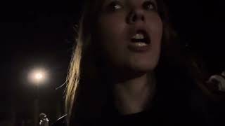 Going to a haunted housesleepover MY FIRAT YOUTUBE VIDEO [upl. by Lyrac784]