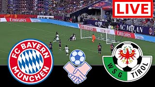 Bayern Munich vs WSG Tirol Live Football  Club Friendly Football Match 2024  gameplay pes21 [upl. by Block]