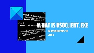 What is UsoClientexe in Windows 10 [upl. by Irah935]