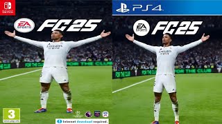 EA FC 25 Nintendo Switch Vs PS4 [upl. by Cedric343]