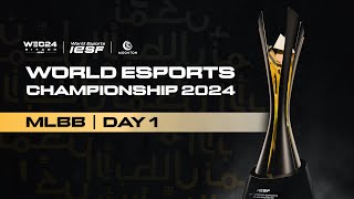 🔴 LIVE  IESF WEC 2024  MLBB DAY 1  Bahasa Melayu [upl. by Eniar]