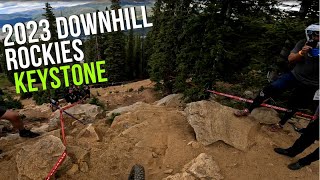 2023 Downhill Rockies Round 4 Race Run  Keystone [upl. by Nylarac]