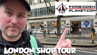 Visiting LONDON Forbidden Planet POP CULTURE NOSTALGIA  LIVE TOUR [upl. by Ezzo]