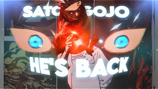 GOJO COMEBACK 🔥🔥  MORTALS AMV QUICK ALIGHT MOTION [upl. by Tye]