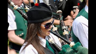 The ladies gentlemen boys and girls of the Dufftown Highland Games 2014 [upl. by Eelyr]