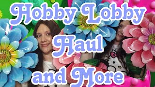 HOBBY LOBBY HAUL NEW fridayhauls 83024 [upl. by Schear809]