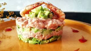 Recette de salade davocat et crevettes [upl. by Wil688]