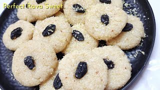 1 cup Rava Sweet  Perfect amp Easy Sweet  Easy Sooji Sweet  Avudai Yummy Recipes [upl. by Peterman6]