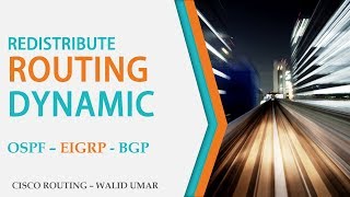 REDISTRIBUTE ROUTING DYNAMIC EIGRP  BGP  OSPF [upl. by Zeuqirdor317]