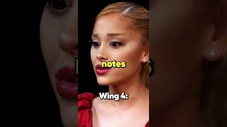 Ariana Grande REACTS To Every HOT WING 🍗 [upl. by Eniruam]